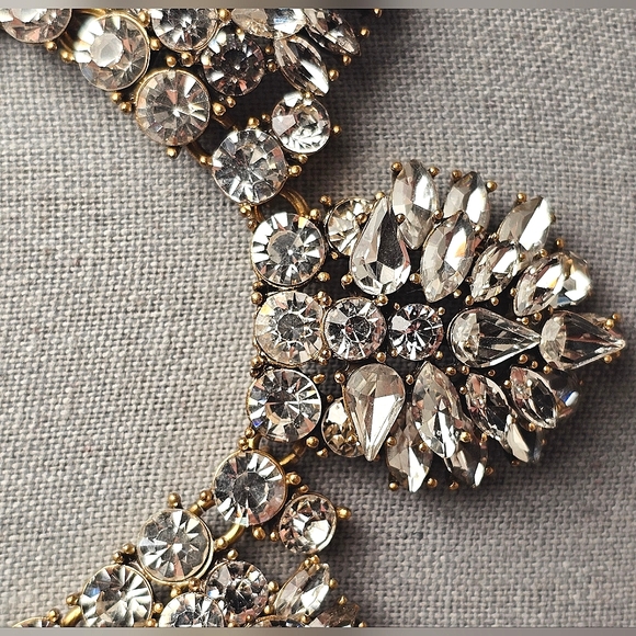 [J. Crew] Crystal Bib Statement Necklace - Picture 10 of 16